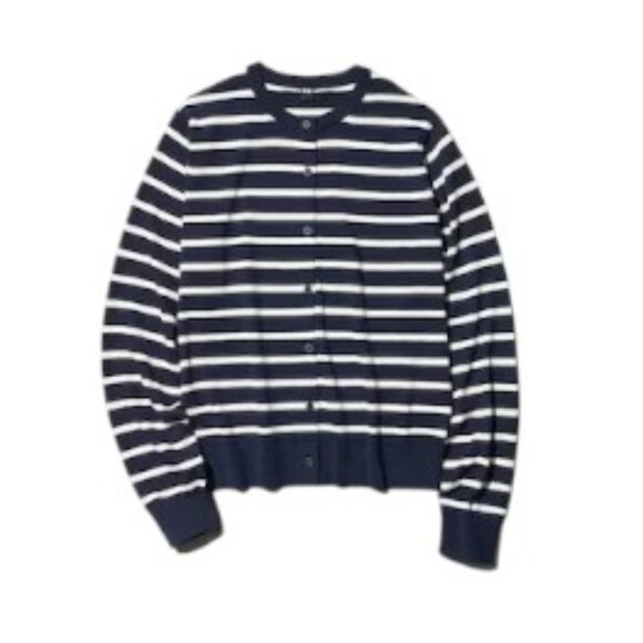 NWOT Uniqlo UV Protection Cardigan | Striped - Picture 2 of 7